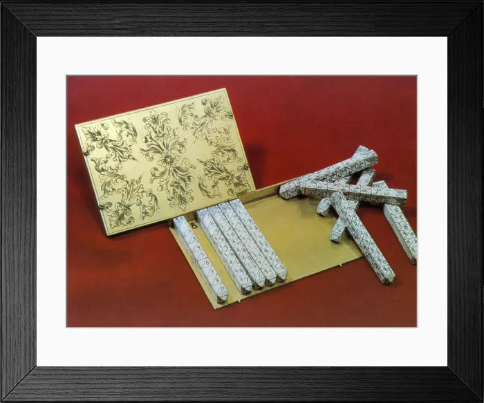 Framed Print : Napier's Bones Framed Print : Napier's Bones