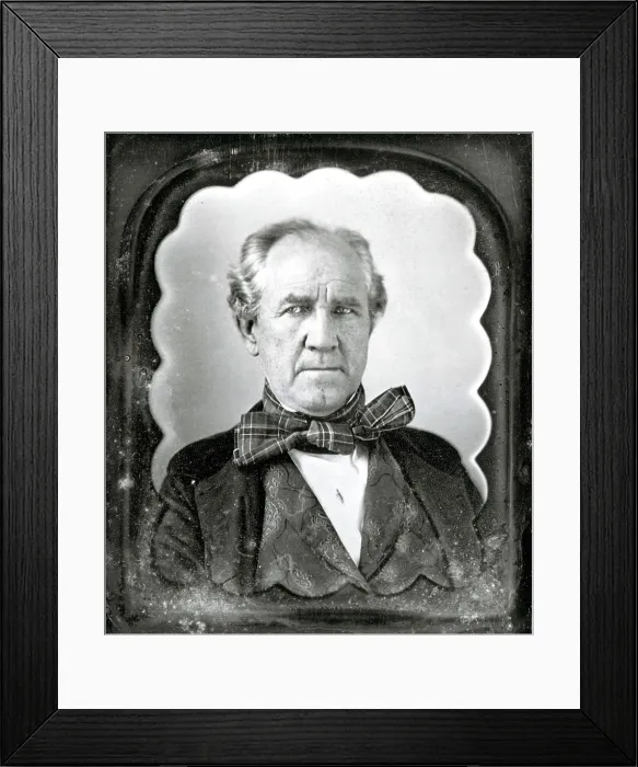 Framed Print : Sam Houston, American Politician Framed Print : Sam Houston, American Politician