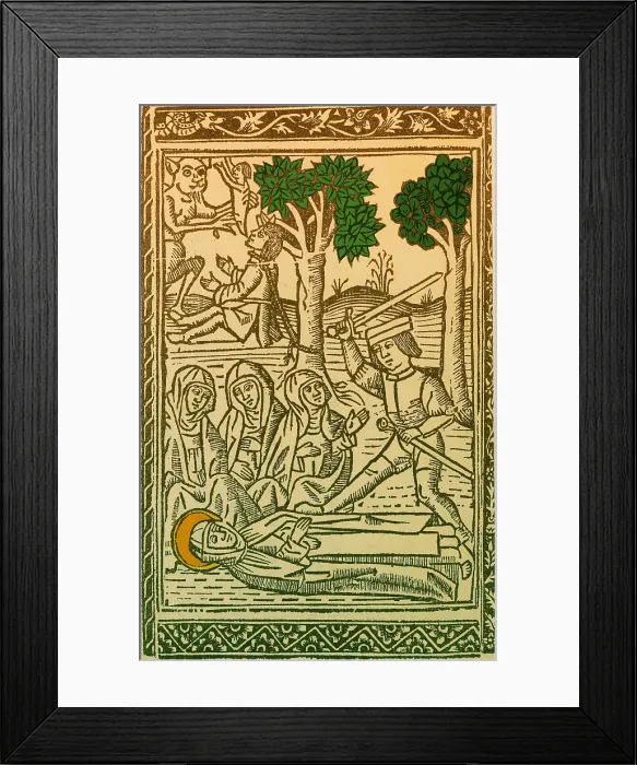 Framed Print : St. Catherine, Italian Philosopher and Theologian Framed Print : St. Catherine, Italian Philosopher and Theologian