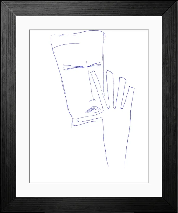 Framed Print : LSD Drawing Framed Print : LSD Drawing