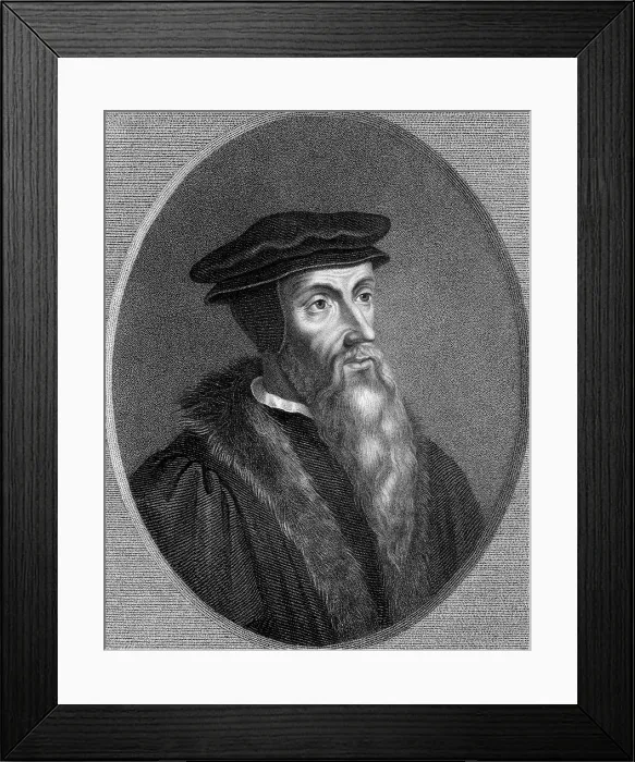 Framed Print : John Calvin, French Theologist Framed Print : John Calvin, French Theologist