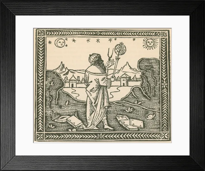Framed Print : Albumasar, Persian Astrologer Astronomer Framed Print : Albumasar, Persian Astrologer Astronomer