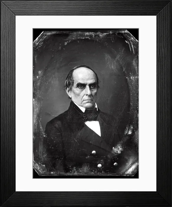 Framed Print : Daniel Webster, American Politician Framed Print : Daniel Webster, American Politician