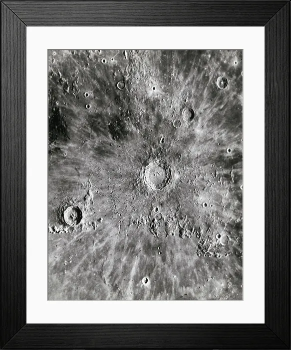 Framed Print : Moon Surface Framed Print : Moon Surface