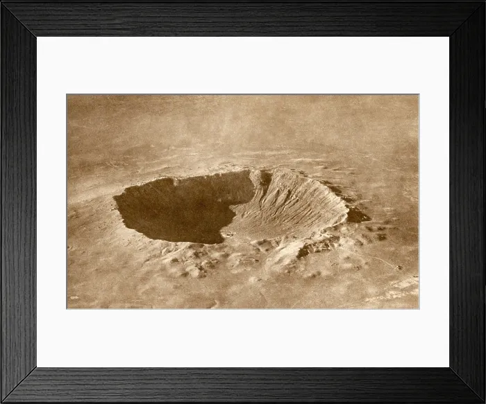 Framed Print : Barringer Crater
