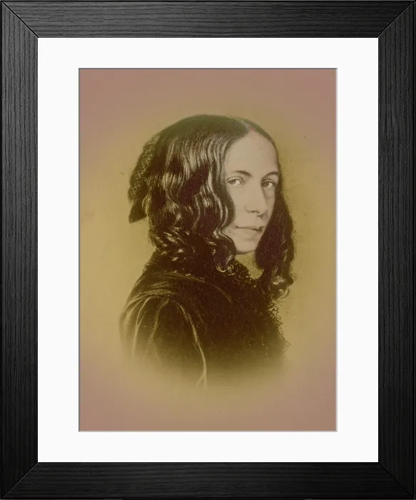 Framed Print : Elizabeth Barrett Browning, English Poet Framed Print : Elizabeth Barrett Browning, English Poet