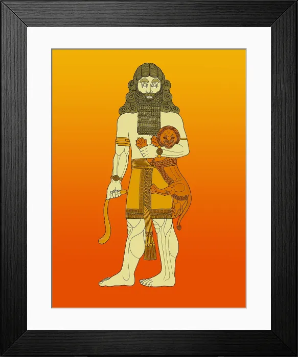 Framed Print : Gilgamesh, King of Uruk