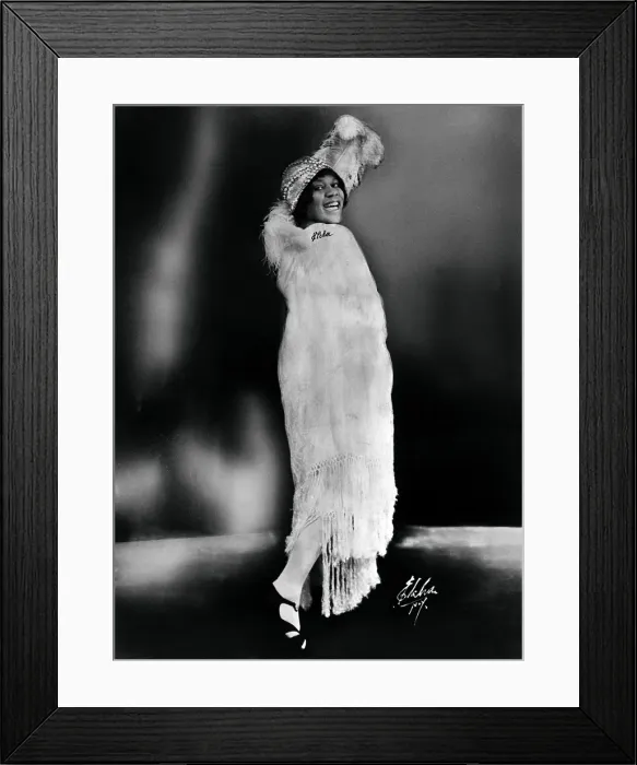 Framed Print : Bessie Smith, American Blues Singer