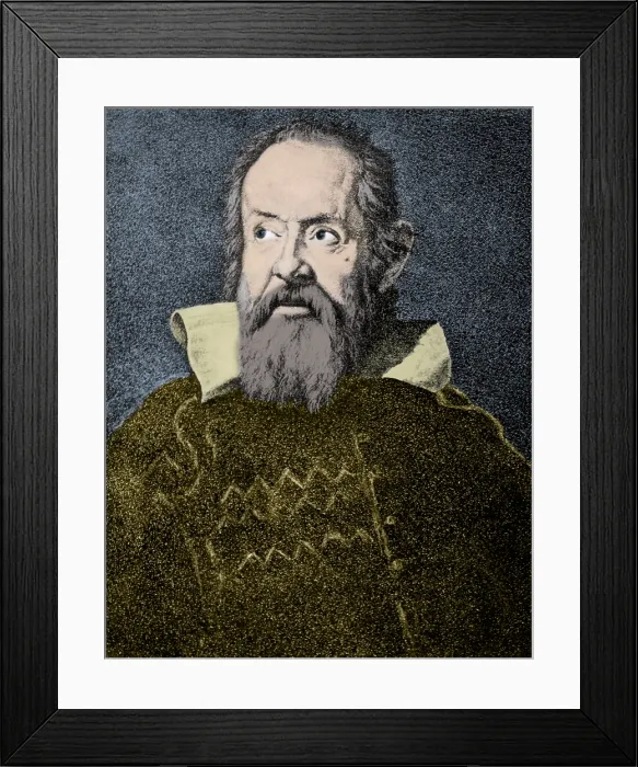 Framed Print : Galileo Galilei, Italian Polymath Framed Print : Galileo Galilei, Italian Polymath