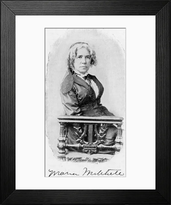 Framed Print : Maria Mitchell, American Astronomer