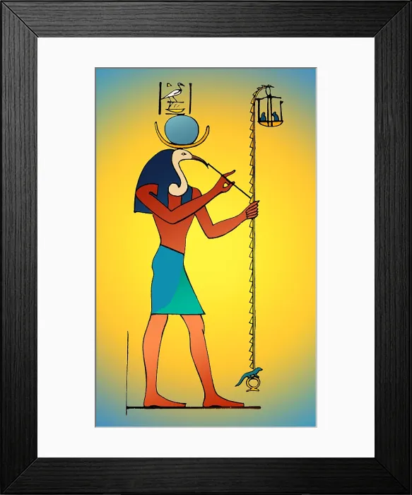 Framed Print : Thoth, Ancient Egyptian God of Wisdom Framed Print : Thoth, Ancient Egyptian God of Wisdom