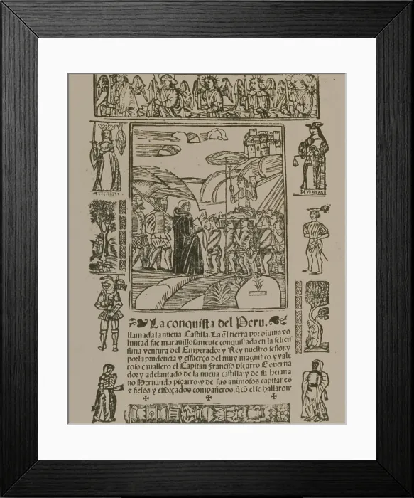 Framed Print : Atahualpa, Last Emperor of the Incan Empire Framed Print : Atahualpa, Last Emperor of the Incan Empire