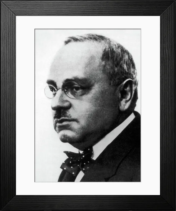 Framed Print : Alfred Adler, Austrian Psychologist
