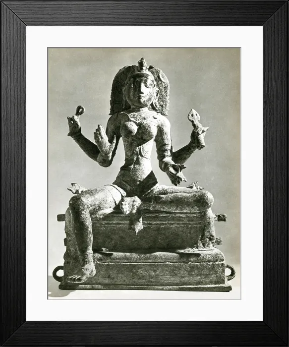 Framed Print : Kali, wife of Shiva. Kali is the Hindu Goddess of death and change