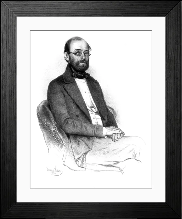 Framed Print : Carl von Rokitansky, Austrian Pathologist Framed Print : Carl von Rokitansky, Austrian Pathologist