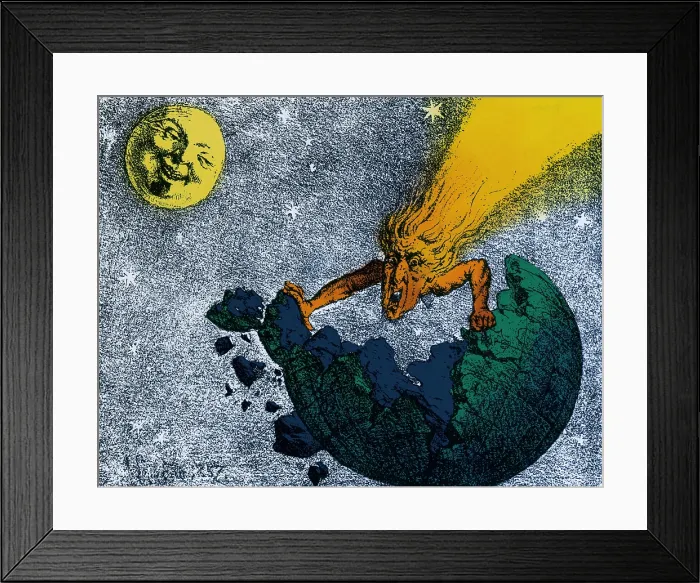 Framed Print : Comet Apocalypse, 1857 Framed Print : Comet Apocalypse, 1857