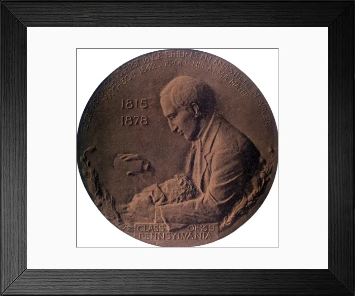 Framed Print : Crawford Long, American Surgeon, Pioneer of Anesthesia Framed Print : Crawford Long, American Surgeon, Pioneer of Anesthesia