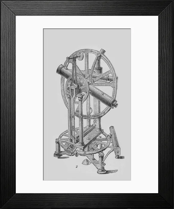 Framed Print : Transit Instrument Framed Print : Transit Instrument