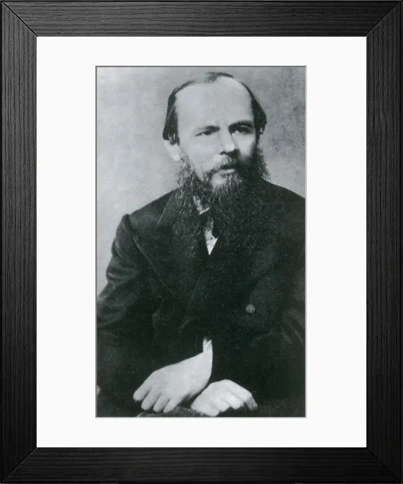 Framed Print : Fyodor Dostoyevsky, Russian Author Framed Print : Fyodor Dostoyevsky, Russian Author