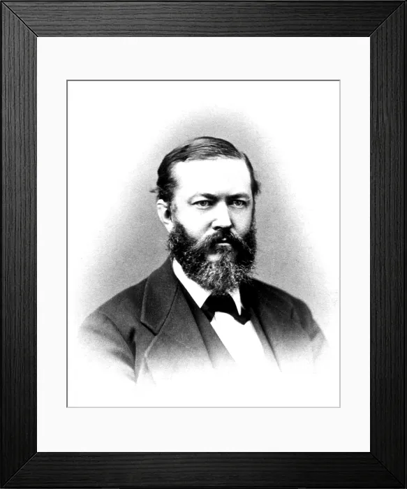 Framed Print : J. J. Woodward, American Pioneer of Photomicroscopy