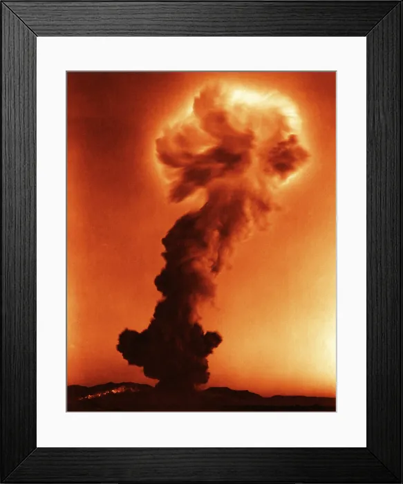 Framed Print : Operation Plumbbob SMOKY, 1957