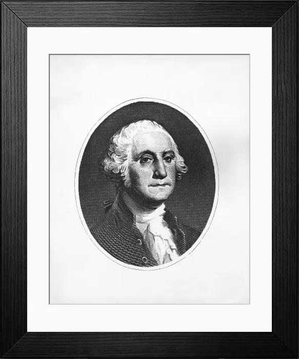 Framed Print : George Washington, 1st U.S. President Framed Print : George Washington, 1st U.S. President