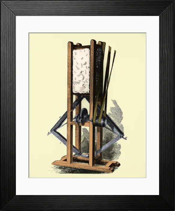 Framed Print : Cotton press Framed Print : Cotton press