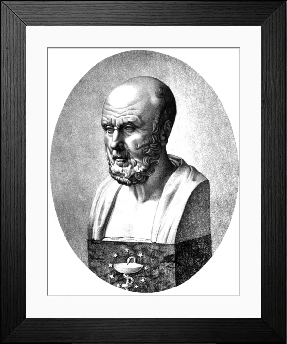 Framed Print : Hippocrates, Greek Physician, Father of Modern Medicine Framed Print : Hippocrates, Greek Physician, Father of Modern Medicine