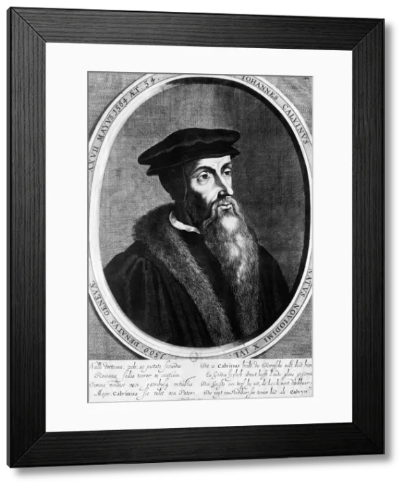 Framed Print : John Calvin, French Theologist Framed Print : John Calvin, French Theologist