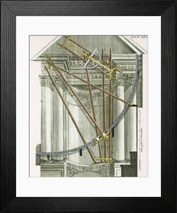 Framed Print : Instruments from a Viennese Observatory Framed Print : Instruments from a Viennese Observatory