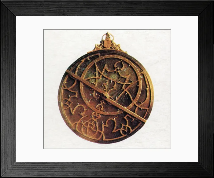 Framed Print : Astrolabe. Antique astrolabe Framed Print : Astrolabe. Antique astrolabe