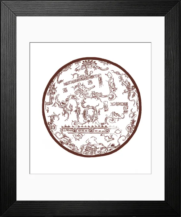 Framed Print : Mayan Cosmos Framed Print : Mayan Cosmos