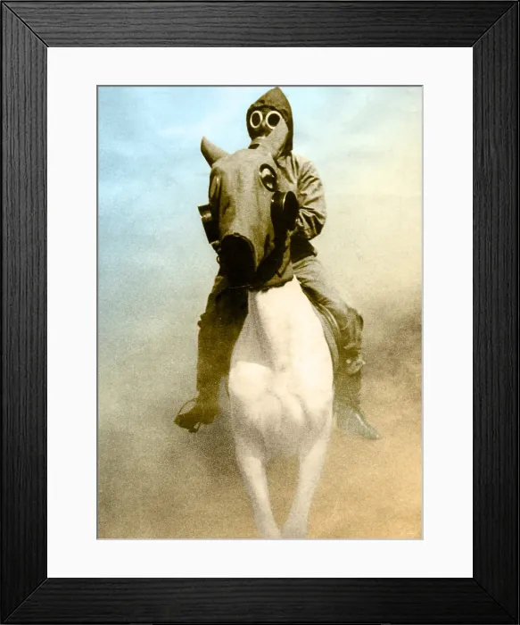 Framed Print : Gas Mask, 1932 Framed Print : Gas Mask, 1932