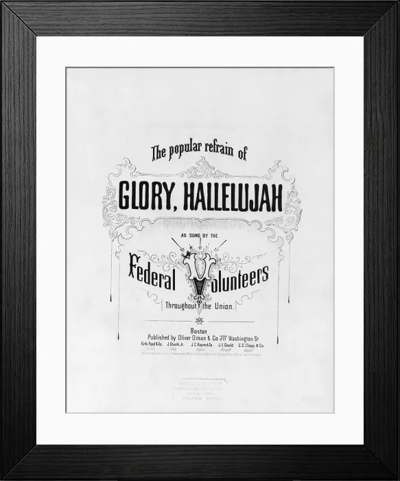 Framed Print : 'Glory, Hallelujah'