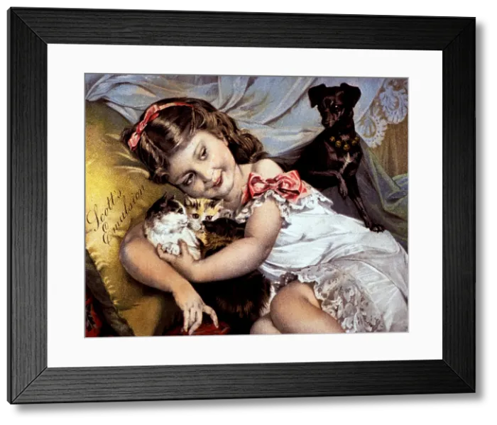 Framed Print : Scott's Emulsion, Cod Liver Oil Vintage Medical Advertisement Framed Print : Scott's Emulsion, Cod Liver Oil Vintage Medical Advertisement