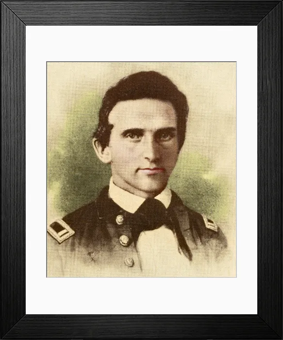 Framed Print : Stonewall Jackson, Confederate General Framed Print : Stonewall Jackson, Confederate General