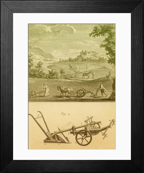 Framed Print : Agriculture, 17th Century Framed Print : Agriculture, 17th Century