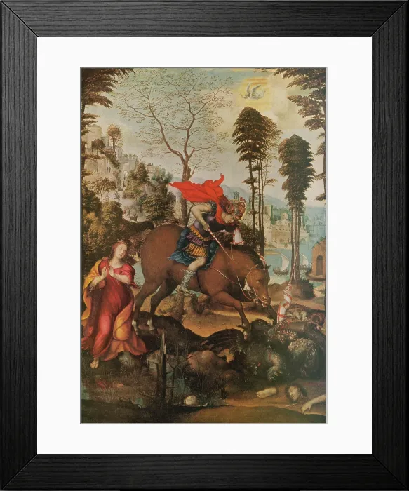 Framed Print : Saint George and the Dragon