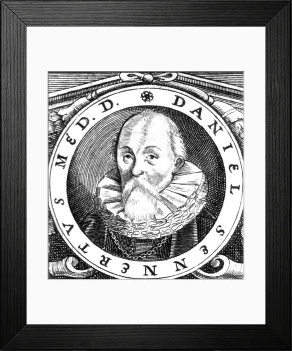 Framed Print : Daniel Sennert, German Physician and Academic Author