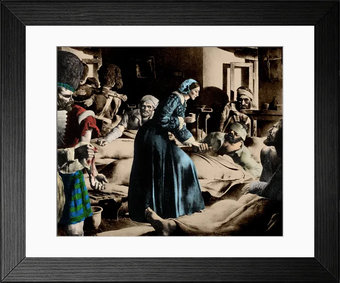 Framed Print : Crimean War, Florence Nightingale at Scutari Framed Print : Crimean War, Florence Nightingale at Scutari