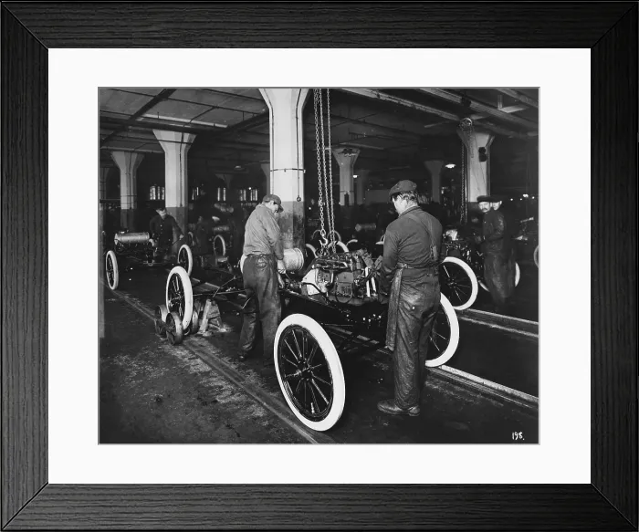 Framed Print : Ford Assembly Line, 1913 Framed Print : Ford Assembly Line, 1913