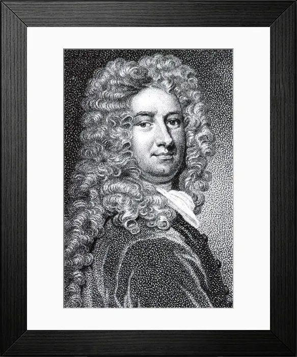 Framed Print : Samuel Garth, English Physician and Poet Framed Print : Samuel Garth, English Physician and Poet