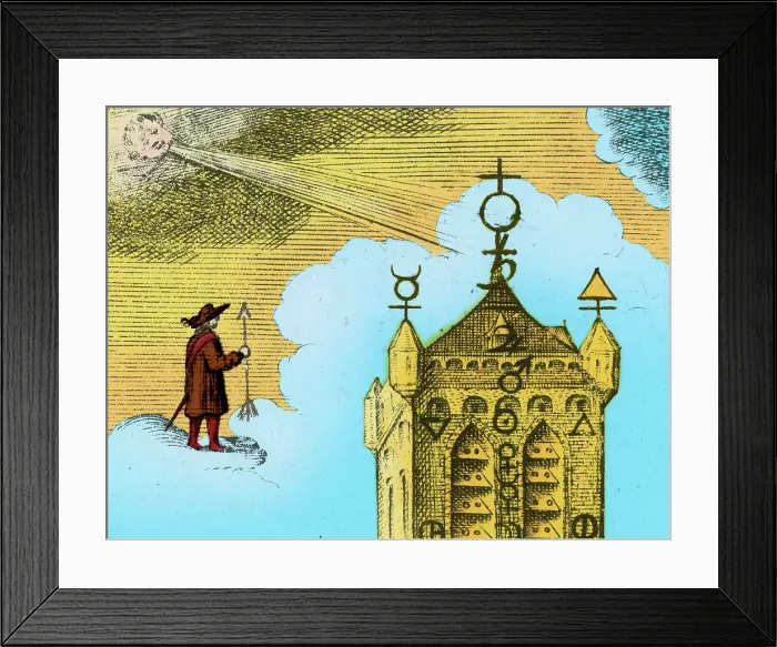 Framed Print : Alchemy Illustration