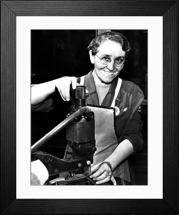 Framed Print : Upholstering War Planes Framed Print : Upholstering War Planes