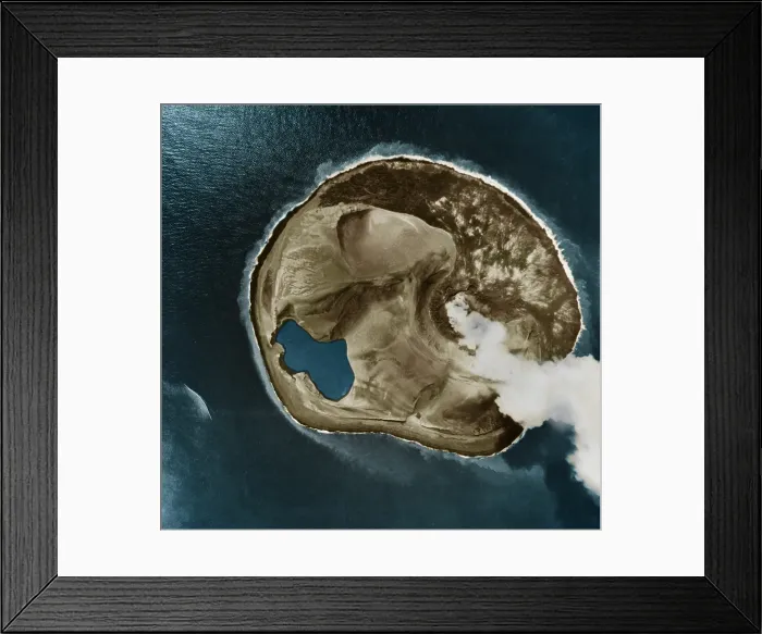 Framed Print : Surtsey Volcanic Island, 1960s Framed Print : Surtsey Volcanic Island, 1960s