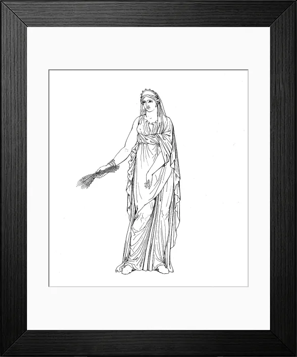 Framed Print : Ceres, Roman Goddess Framed Print : Ceres, Roman Goddess