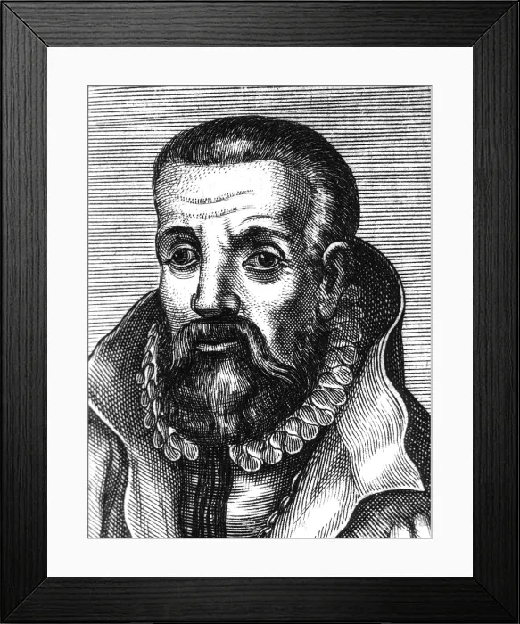 Framed Print : Johann Winter von Andernach, German Physician Framed Print : Johann Winter von Andernach, German Physician