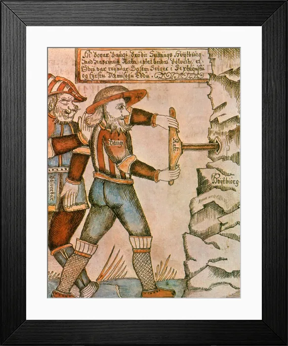 Framed Print : The Norse Mead of Poetry