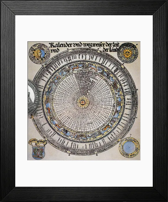 Framed Print : Gregorian Calendar Framed Print : Gregorian Calendar