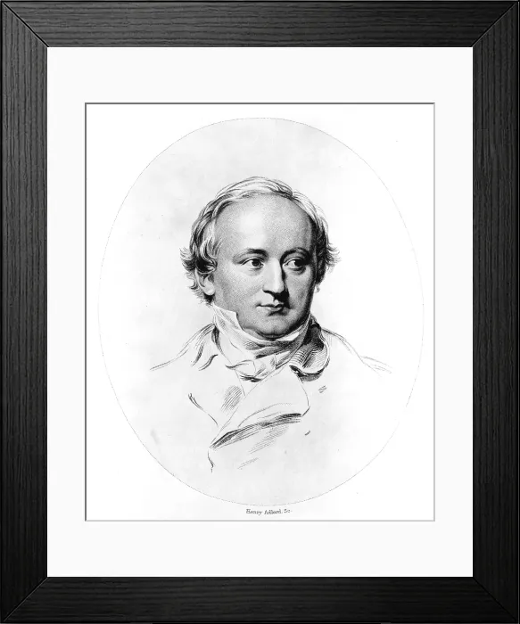 Framed Print : Baron von Bunsen, German Diplomat